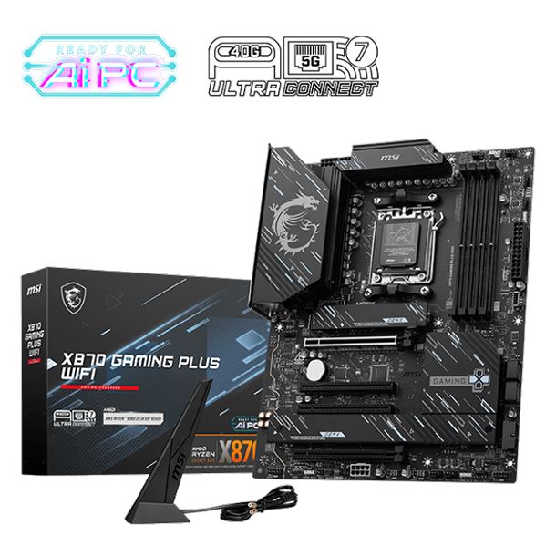 MOTHER MSI X870 GAMING PLUS WIFI7 DDR5 AM5