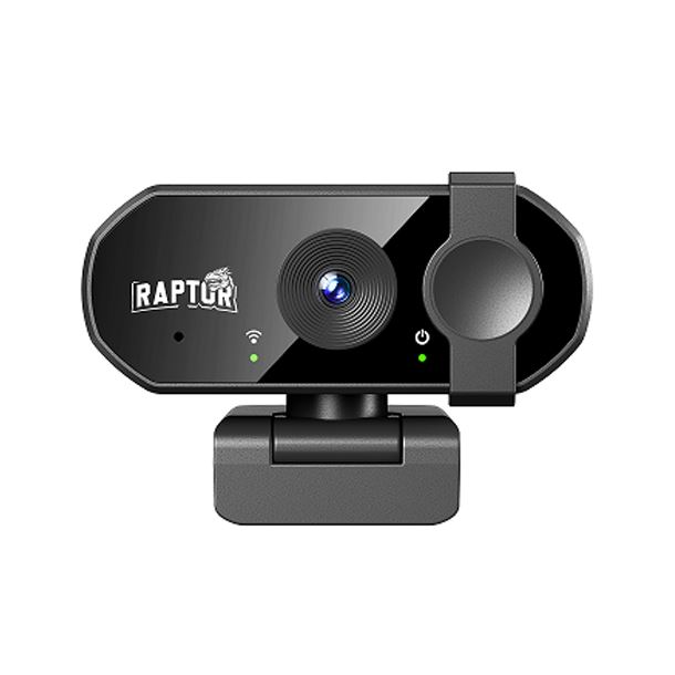 WEBCAM RAPTOR VISION 4K C/MICROFONO C/TAPA