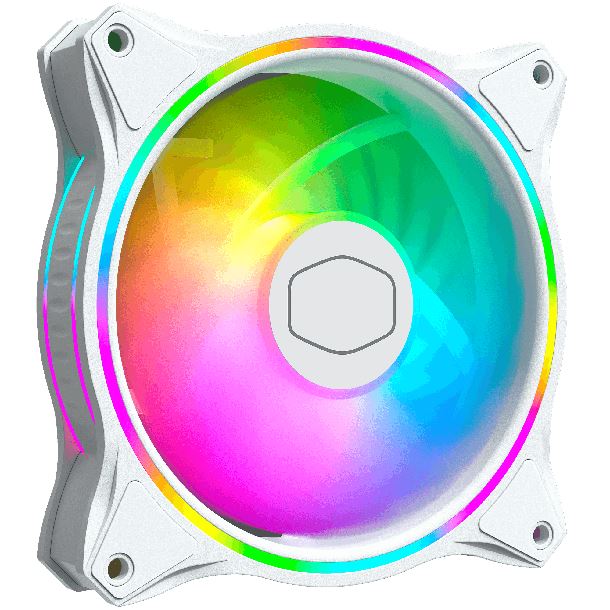 FAN COOLER 120MM COOLERMASTER MASTERFAN MF120 LITE ARGB WHITE