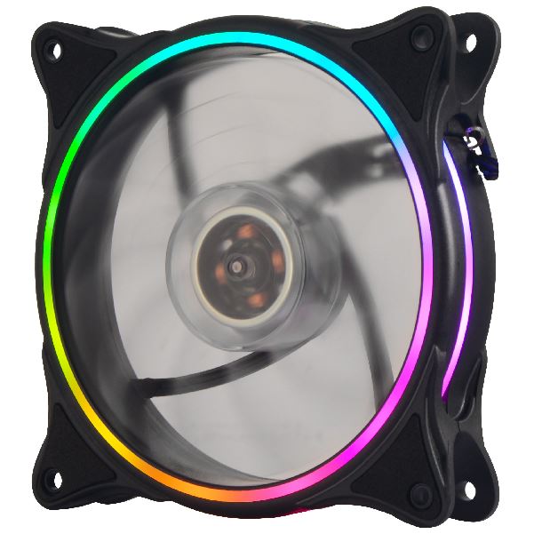 FAN COOLER 120MM RAPTR FROST SLIM RING PWMARGB BLACK