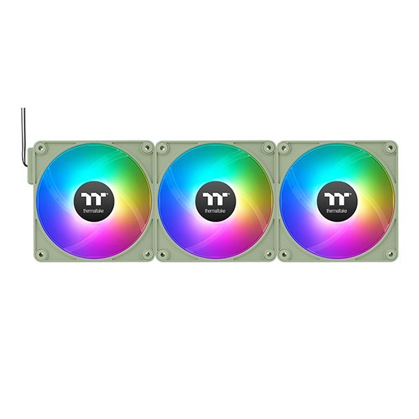 KIT 3 FAN COOLER 120MM THERMALTAKE CT120 EX ARGB MATCHA GREEN