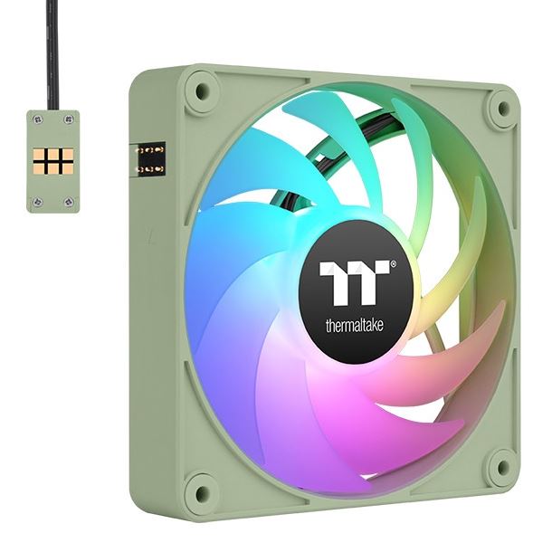 KIT 3 FAN COOLER 140MM THERMALTAKE CT140 EX ARGB MATCHA GREEN