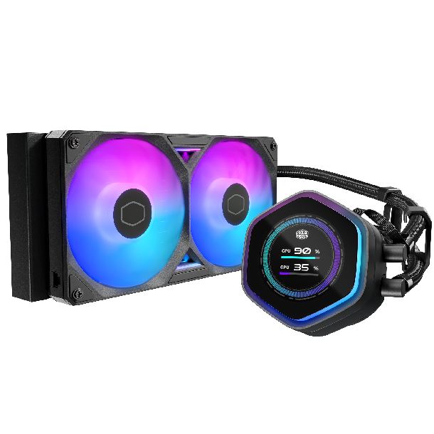 WATERCOOLER 240MM COOLERMASTER MASTERLIQUID ML240 ATMOS II LCD ARGB MLX-D24M-A25SZ-L1