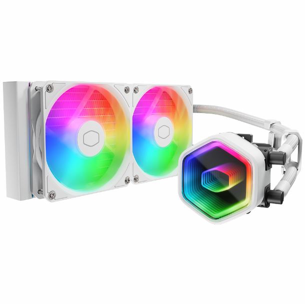 WATERCOOLER 240MM COOLERMASTER MASTERLIQUID ML240 CORE II ARGB WHITE