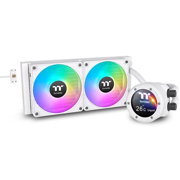 WATERCOOLER 240MM THERMALTAKE TH240 V2 ULTRA EX ARGB SYNC AIO WHITE CL-W425-PL12SW-A