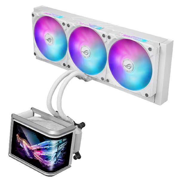 WATERCOOLER 360MM ASUS ROG RYUO IV SLC 360 ARGB WHITE EDITION