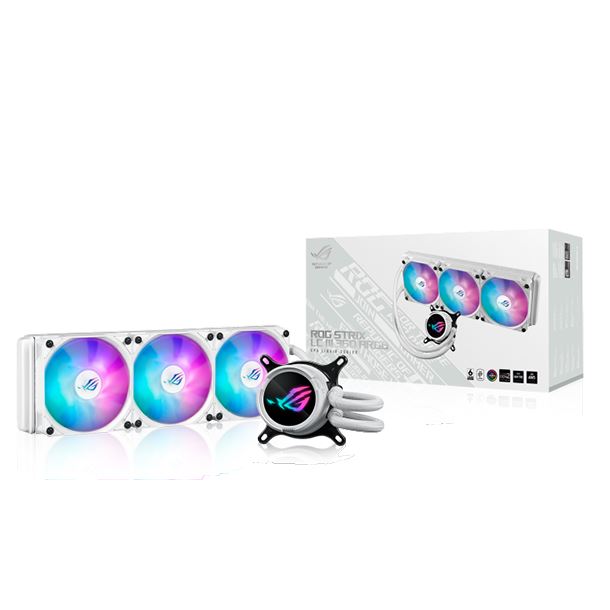WATERCOOLER 360MM ASUS ROG STRIX LC III 360 ARGB WHITE