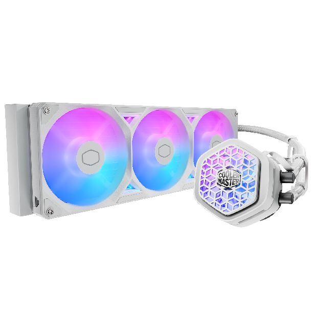 WATERCOOLER 360MM COOLERMASTER MASTERLIQUID ML360 ATMOS II VRM FAN ARGB WHITE MLX-D36M-A25SZ-VW
