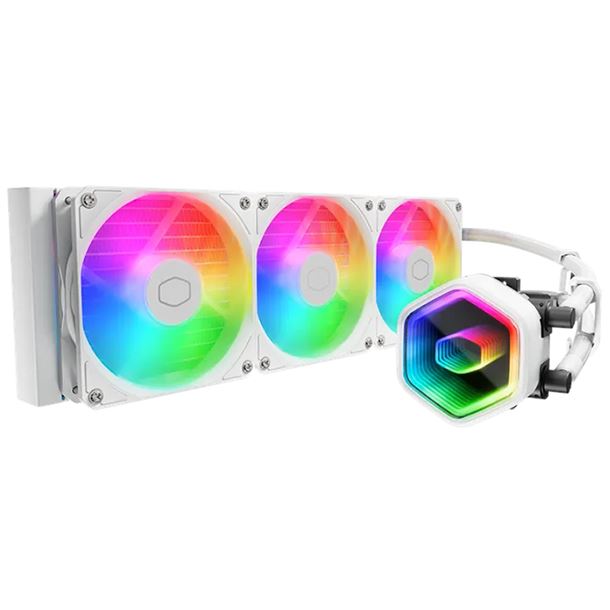 WATERCOOLER 360MM COOLERMASTER MASTERLIQUID ML360 CORE II ARGB WHITE