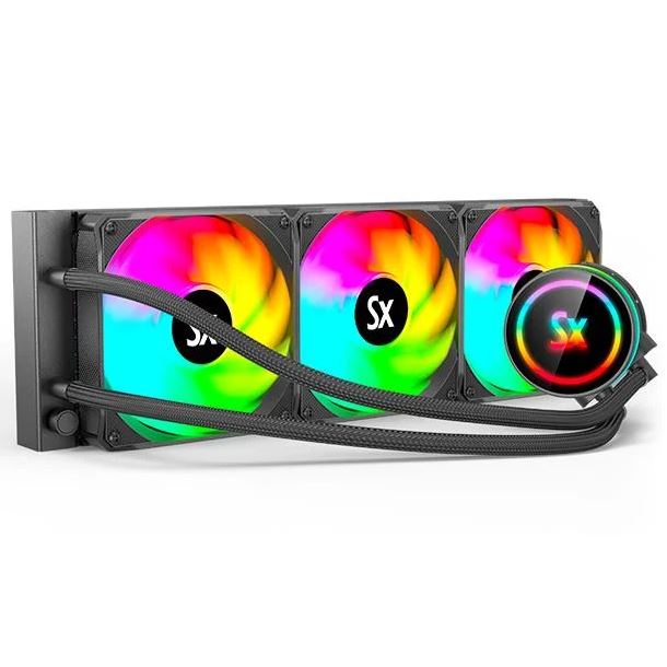 WATERCOOLER 360MM SOLARMAX WC-B360 NEGRO ARGB COOLING 360