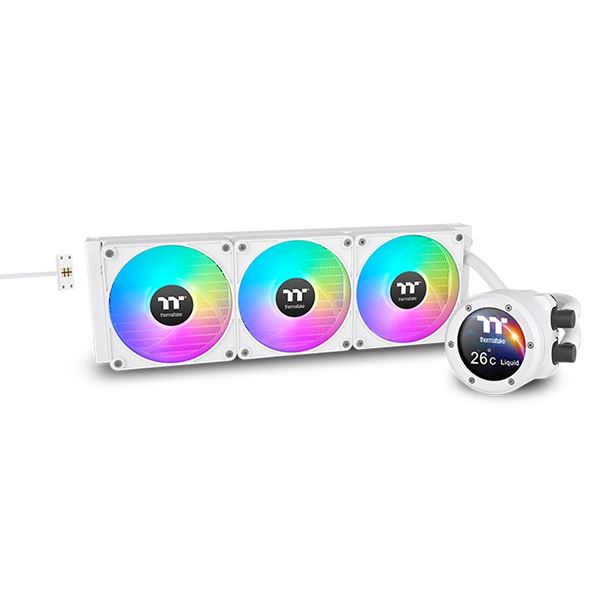 WATERCOOLER 360MM THERMALTAKE TH360 V2 ULTRA EX ARGB SYNC AIO WHITE CL-W426-PL12SW-A