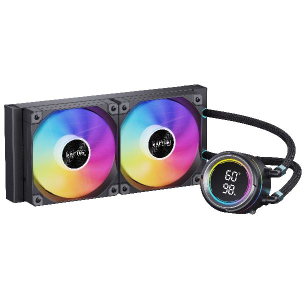 Y#X2744;Y#XFE0F; WATERCOOLER 240MM RAPTOR AQUA PRO 240 DISPLAY 2X