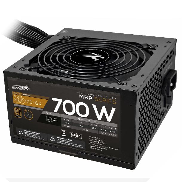 FUENTE 700W SENTEY MBP700-GX ATX 31 80 PLUS BRONZE