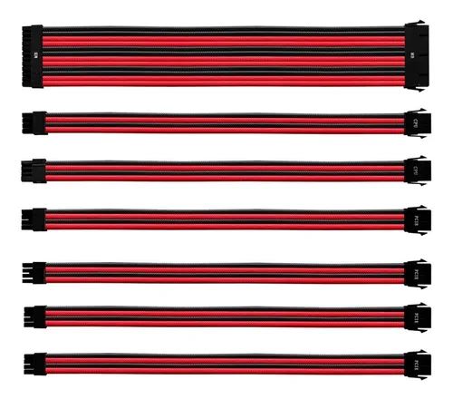 kit-cables-mallados-coolermaster-rojo
