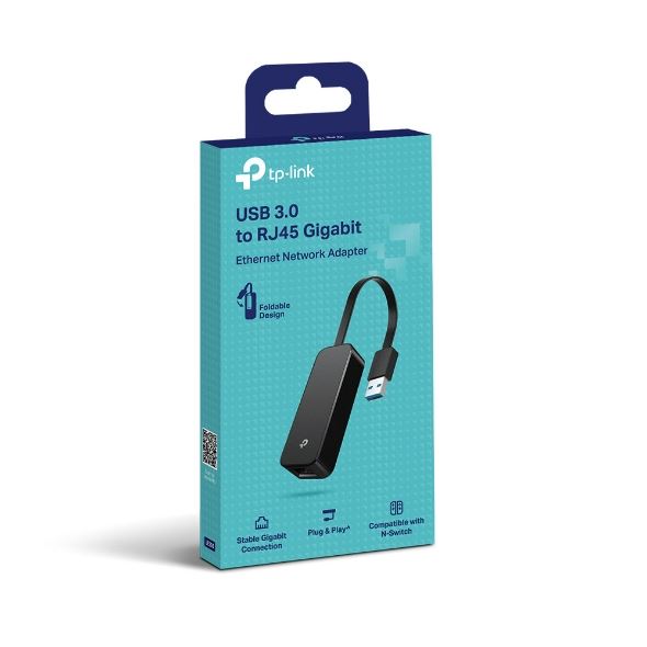ADAPTADOR TP-LINK UE306 USB 30A A ETHERNET RJ45 RED