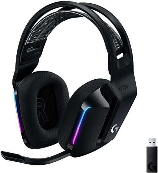 AURICULAR LOGITECH G733 WIRELES LIGHT RGB BLACK 981-000863