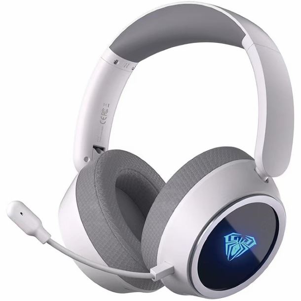 AURICULAR C/MICROFONO WIRELESS AULA A600 BLANCO USB 24GHZ BLUETOOTH