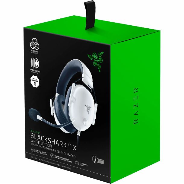 AURICULAR GAMER RAZER BLACKSHARK V2 X 71 WHITE RZ04-03240700-R3U1
