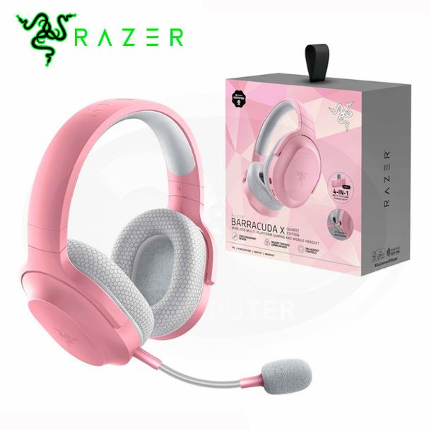 AURICULAR GAMER RAZER BARRACUDA X WIRELESS GAMING QUARTZ PINK
