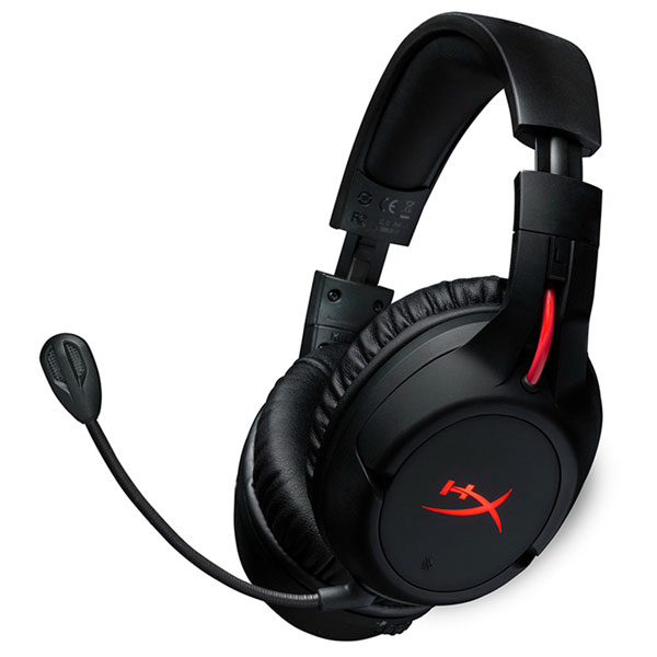 AURICULARES HYPERX CLOUD FLIGHT WIRELESS PC PS4 BLACK/RED 4P5L4AA