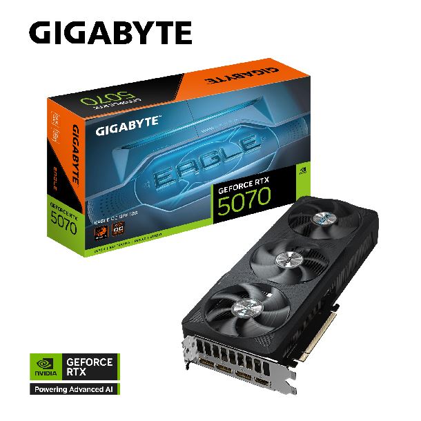 PLACA DE VIDEO GEFORCE RTX 5070 12GB GIGABYTE EAGLE OC SFF