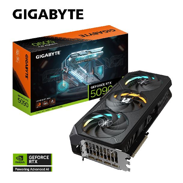 PLACA DE PLACA DE VIDEO GEFORCE RTX 5090 32GB GIGABYTE GAMING OC