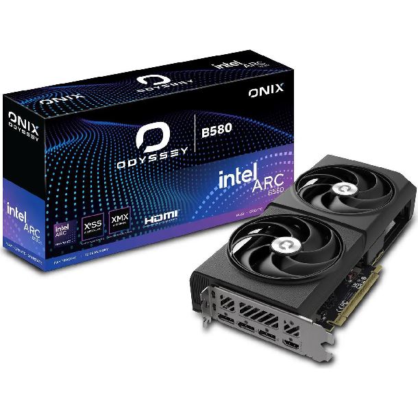 PLACA DE PLACA DE VIDEO INTEL ARC B580 12GB ONIX ODYSSEY