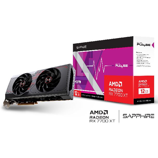 PLACA DE VIDEO RADEON RX 7700 XT 12GB SAPPHIRE PULSE