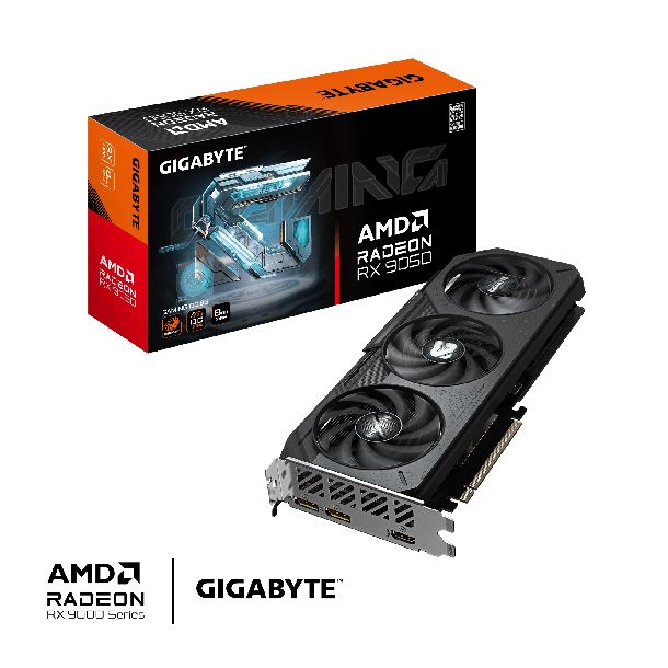 PLACA DE PLACA DE VIDEO RADEON RX 9050 8GB GIGABYTE GAMING OC