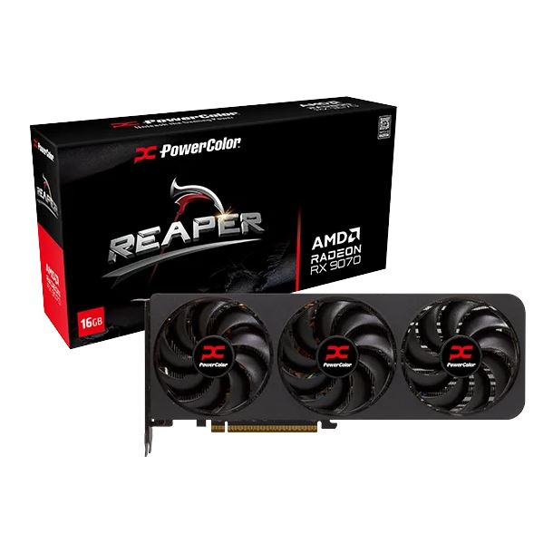 PLACA DE PLACA DE VIDEO RADEON RX 9070 16GB POWERCOLOR REAPER