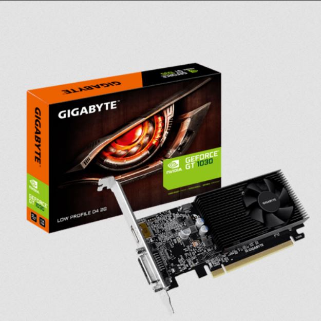 PLACA DE VIDEO GEFORCE GT 1030 2GB DDR4 GIGABYTE LOW PROFILE