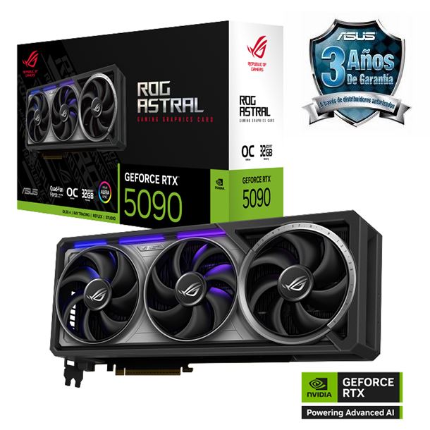 PLACA DE VIDEO GEFORCE RTX 5090 32GB ASUS ROG ASTRAL OC EDITION