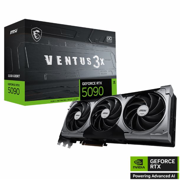 PLACA DE VIDEO GEFORCE RTX 5090 32GB MSI VENTUS 3X OC