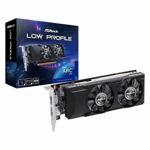 PLACA DE VIDEO INTEL ARC A310 4GB ASROCK LOW PROFILE