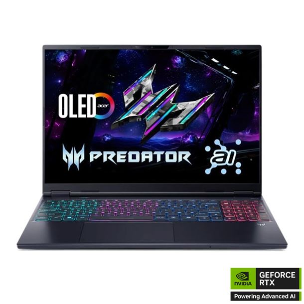 NOTEBOOK ACER 16 PREDATOR HELIOS 16 AI ULTRA 7-255HX 16GB 512GB GEFORCE RTX 5070 FHD 240HZ W11H I7