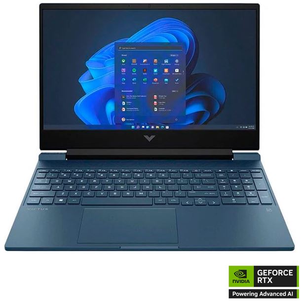 NOTEBOOK HP 156 VICTUS 15-FA1163DX I7-12650H 16GB 512GB RTX4050 FHD W11H