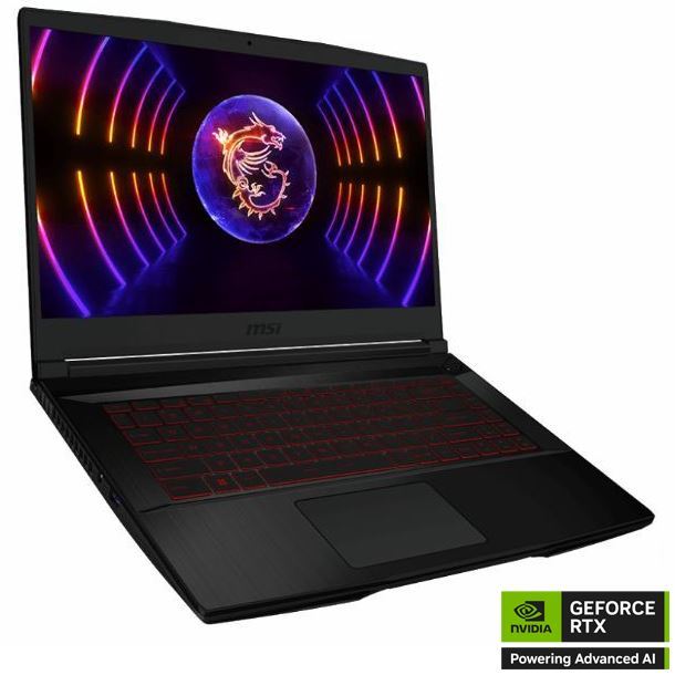 NOTEBOOK GAMER MSI 156 GF63 THIN I5-12450H 16GB 512GB GEFORCE RTX 4050 FHD 144