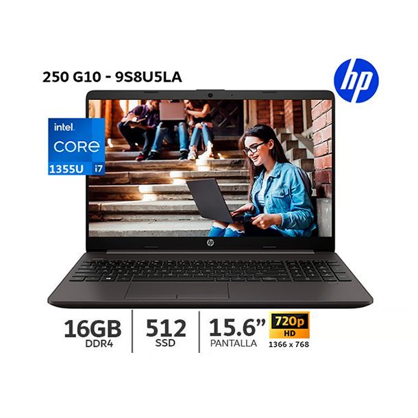 NOTEBOOK HP 156 250 G10 I7-1355U 16GB 512GB HD FREE