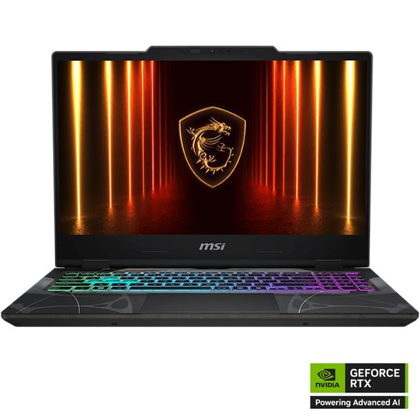NOTEBOOK MSI 156 CYBORG A15 AI B2HW RYZEN 7 260H 16GB 512GB GEFORCE RTX 5050 FHD 144HZ W11H R7