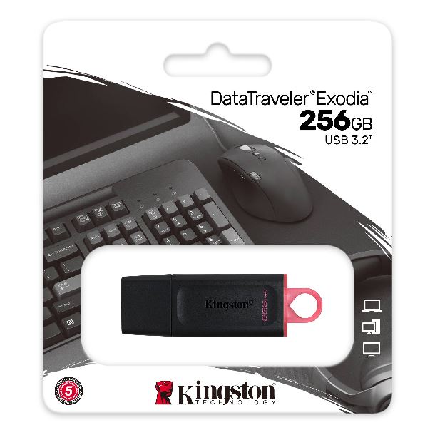 PENDRIVE 256GB KINGSTON EXODIA USB 3.1