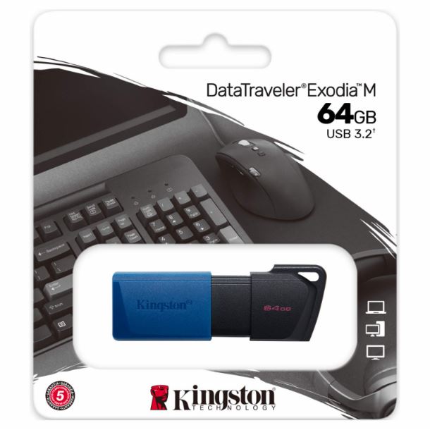 PENDRIVE 64GB USB 3.2 KINGSTON DTX M