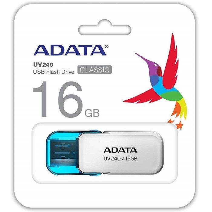 PENDRIVE ADATA UV240 16GB USB 2.0 WHITE