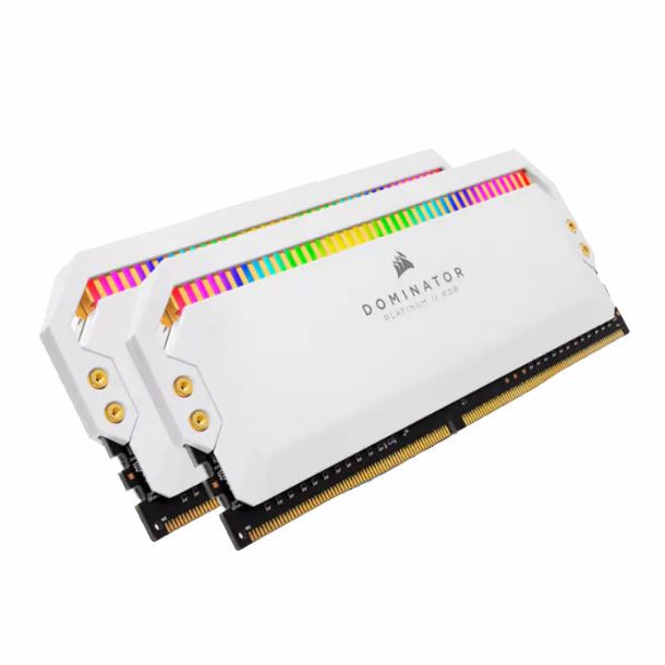 MEMORIA 16GB (2X8GB) DDR4 3200 CORSAIR DOMINATOR PLATINUM RGB WHITE