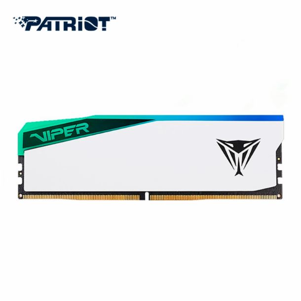 MEMORIA 16GB DDR5 6000 PATRIOT VIPER ELITE 5 RGB WHITE XMP EXPO