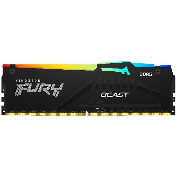 MEMORIA 16GB DDR5 6400 KINGSTON FURY BEAST RGB EXPO