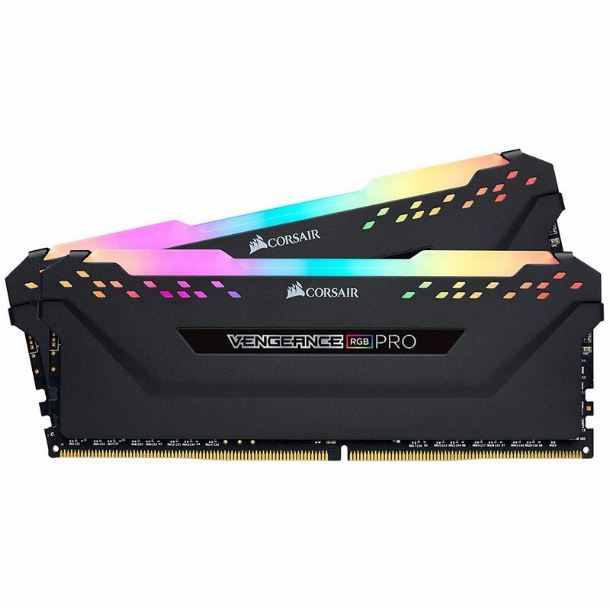 MEMORIA 32GB (2X16GB) DDR4 3200 CORSAIR VENGEANCE RGB PRO BLACK