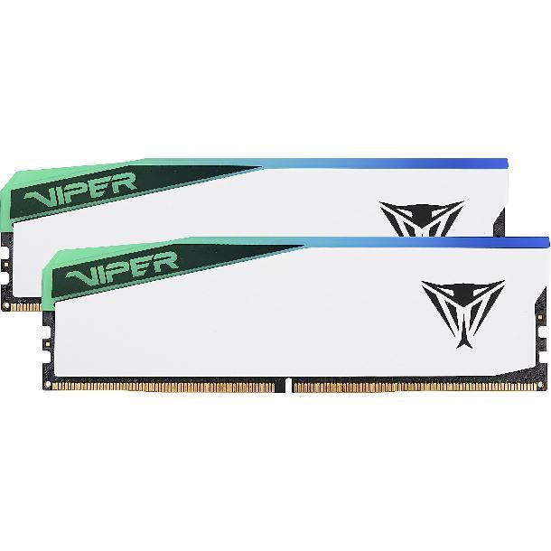 MEMORIA 32GB (2X16GB) DDR5 6000 PATRIOT VIPER ELITE 5 RGB WHITE EXPO XMP