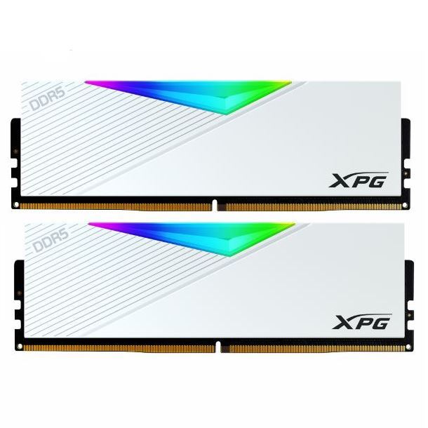 MEMORIA 32GB (2X16GB) DDR5 7200 ADATA XPG LANCER RGB WHITE