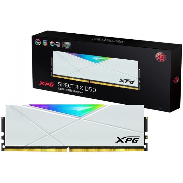 MEMORIA 32GB DDR4 3600 ADATA XPG SPECTRIX D50 RGB WHITE