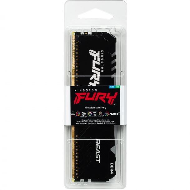 MEMORIA 8GB DDR4 3600 KINGSTON FURY BEAST RGB